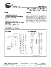 CY2SSTV857-32 datasheet pdf Cypress