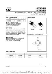 STB45NF06T4 datasheet pdf ST Microelectronics