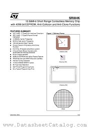 SRIX4K-SBN18/1GE datasheet pdf ST Microelectronics