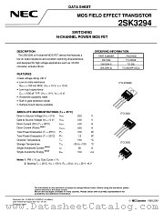 2SK3294-Z datasheet pdf NEC