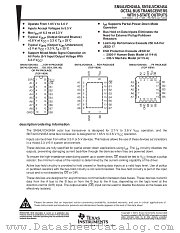 SN74LVCH245AGQNR datasheet pdf Texas Instruments