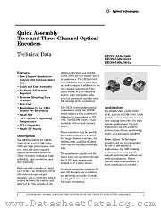 HEDS-5605 datasheet pdf Agilent (Hewlett-Packard)