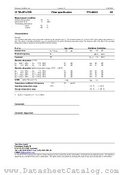 TFS465A1 datasheet pdf Vectron
