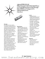 HFBR-5921AL datasheet pdf Agilent (Hewlett-Packard)