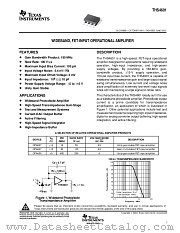THS4601CDDAR datasheet pdf Texas Instruments