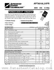 APT8018L2VFR datasheet pdf Advanced Power Technology