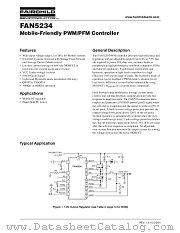 FAN5234MTCX datasheet pdf Fairchild Semiconductor