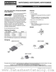 HUFA75339S3ST datasheet pdf Fairchild Semiconductor