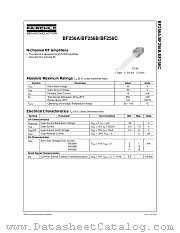 BF256B datasheet pdf Fairchild Semiconductor