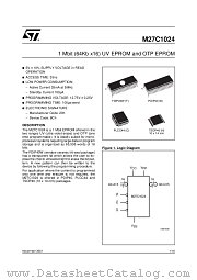 M27C1024-12C6 datasheet pdf ST Microelectronics