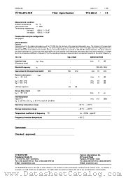 TFS280A datasheet pdf Vectron
