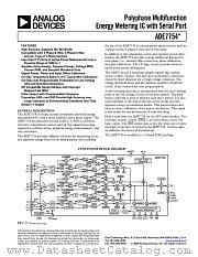 ADE7754AR datasheet pdf Analog Devices