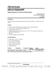 HD151TS304ARP datasheet pdf Renesas