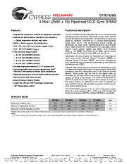 CY7C1328G datasheet pdf Cypress