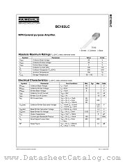 BC183LC_D27Z datasheet pdf Fairchild Semiconductor