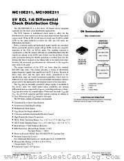MC100E211FN datasheet pdf ON Semiconductor