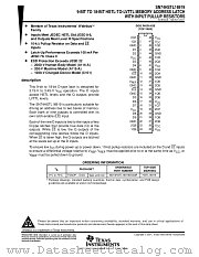 SN74HSTL16919DGGR datasheet pdf Texas Instruments
