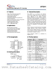 AP2011 datasheet pdf Anachip