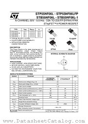STB55NF06LT4 datasheet pdf ST Microelectronics