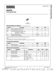 BAW76 datasheet pdf Fairchild Semiconductor