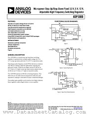 ADP3000AR-3.3-REEL datasheet pdf Analog Devices