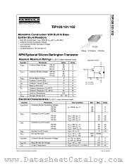 TIP102TSTU datasheet pdf Fairchild Semiconductor