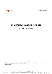 HY5DU283222F datasheet pdf Hynix Semiconductor