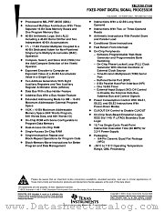 SMJ320LC549 datasheet pdf Texas Instruments