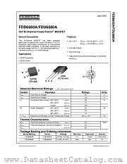 FDD6680A_NL datasheet pdf Fairchild Semiconductor