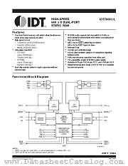 IDT7008L20JI8 datasheet pdf IDT