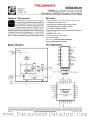 ICS84330-01 datasheet pdf Texas Instruments