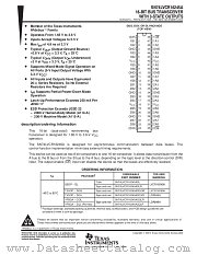 SN74LVCR16245ADL datasheet pdf Texas Instruments