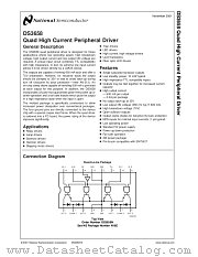 DS3658N datasheet pdf National Semiconductor