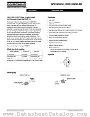 RFD16N05LSM9A datasheet pdf Fairchild Semiconductor