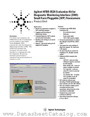 HFBR-0534 datasheet pdf Agilent (Hewlett-Packard)