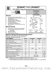 SF2005PT datasheet pdf Taiwan Semiconductor