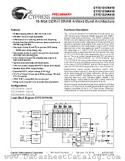 CY7C1319AV18-167BZC datasheet pdf Cypress