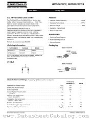 RURD620CCS9A datasheet pdf Fairchild Semiconductor