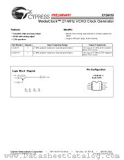 CY24119SC-1 datasheet pdf Cypress