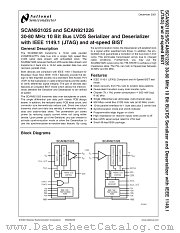 SCAN921226SLCX datasheet pdf National Semiconductor