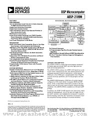 ADSP-2189MBCA-266 datasheet pdf Analog Devices