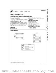 5962-8769701MSA(54ACT377FMQB) datasheet pdf National Semiconductor