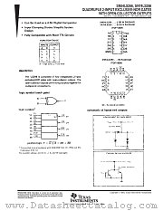 SN74LS266DR datasheet pdf Texas Instruments