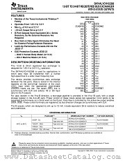 SN74ALVCH162268DLR datasheet pdf Texas Instruments
