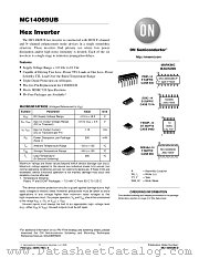 MC14069UBD datasheet pdf ON Semiconductor