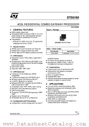 ST50160PF datasheet pdf ST Microelectronics