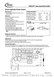 BTS 6144P datasheet pdf Infineon
