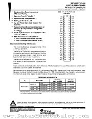 SN74LVCZ16244ADL datasheet pdf Texas Instruments