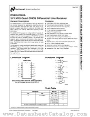 DS90LV048ATMX datasheet pdf National Semiconductor