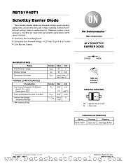 RB751V40T1 datasheet pdf ON Semiconductor